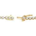 thumbnail image 3 of Round Cut Diamond Tennis Bracelet in 14K Gold, 3 of 8