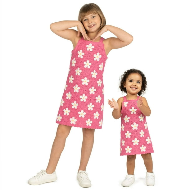 Counting Daisies Toddler Girls Crochet Dress - Samsclub.com