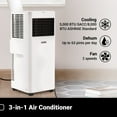 thumbnail image 3 of Aeric 5,000 DOE BTU Portable Air Conditioner with Wi-Fi, 3 of 9