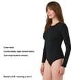 thumbnail image 9 of Edited by Maren Morris Women's Long Sleeve Bodysuit, 9 of 11