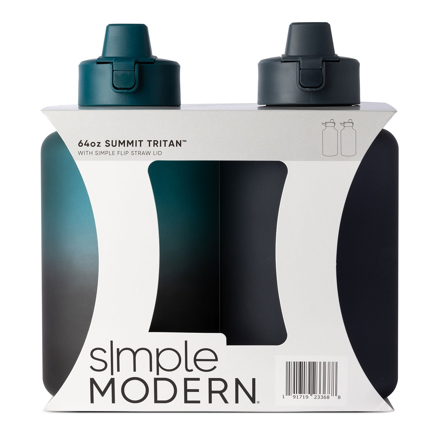 Simple Modern 64-oz Tritan Plastic Summit With Simple Flip Straw