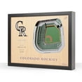 thumbnail image 1 of YouTheFan MLB 25-Layer Stadium View 3D Wall Art, 1 of 5