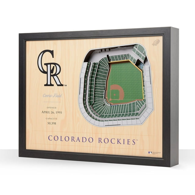 YouTheFan MLB 25-Layer Stadium View 3D Wall Art