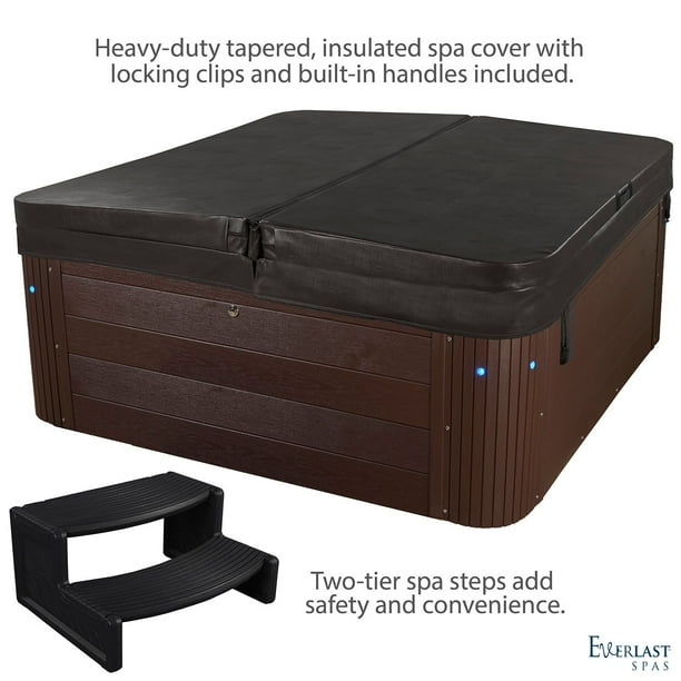 Everlast Spas Indulgence 7-Person 100-Jet Acrylic Spa, Choose