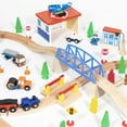 thumbnail image 3 of Maxim Enterprise Wooden Train Set, 100 pc., 3 of 5