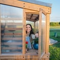 thumbnail image 10 of Backyard Discovery 9' x 6' Slant Roof Cedar Greenhouse, 10 of 15