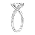 thumbnail image 3 of Lab Created 3.48 CT. T.W. Elongated Cushion Cut Pave Diamond Ring, 3 of 6