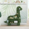 thumbnail image 1 of Delta Children Dinosaur Shaped Bookcase, Green, 1 of 9