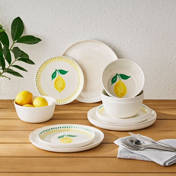 Member's Mark 12-Piece Bamboo Melamine Dinnerware Set - Samsclub.com