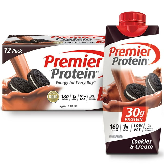 Premier Protein High-Protein Shake, Cookies & Cream (11 fl. oz., 12 pk.)