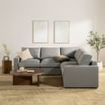thumbnail image 1 of ZINUS Night Therapy Upholstered L-Shaped Sectional Sofa, 1 of 11