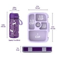 thumbnail image 4 of Bentgo Kids Prints Lunch Box & Water Bottle Set, Choose Color, 4 of 8