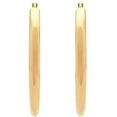 thumbnail image 3 of 14K Yellow Gold Round Hoop Earrings-5x50MM, 3 of 7