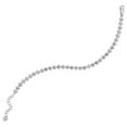 thumbnail image 5 of Lab White Sapphire Tennis Bracelet in Sterling Silver, 5 of 6