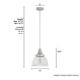 thumbnail image 4 of Hunter Cypress Grove with Clear Holophane Glass 1 Light Pendant Ceiling Light Fixture, 4 of 8