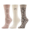 thumbnail image 1 of Cuddl Duds Women's 3-Pack Novelty Sock, 1 of 4