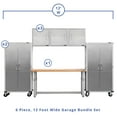 thumbnail image 14 of Seville Classics UltraHD® 6-Piece Steel Garage Cabinet Storage Set With Height Adjustable Workbench, 12 Feet Wide, 14 of 21