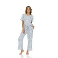 thumbnail image 3 of Flora Nikrooz 2-Piece Short Sleeve and Capri Pajama Set, 3 of 8