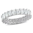 thumbnail image 1 of 3.68 CT. T.W. Emerald Cut Diamond Eternity Band in 18K Gold, 1 of 5