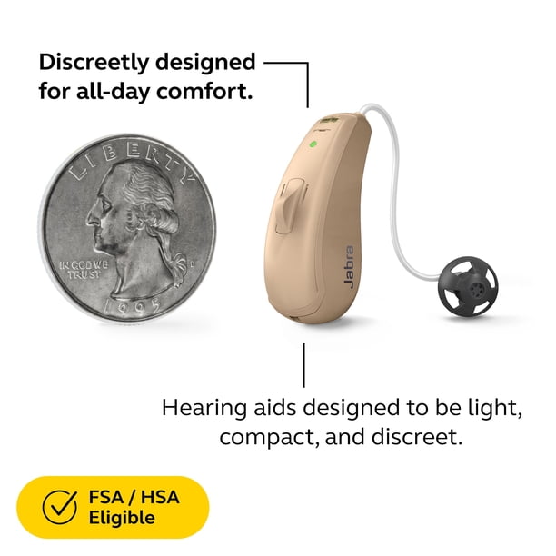 Jabra Enhance Select 50R OTC Receiver-In-Ear (RIE) Hearing Aids