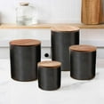 thumbnail interactive-video image 1 of Member's Mark 4-piece Canister With Acacia Wood Lid Set, 1 of 11