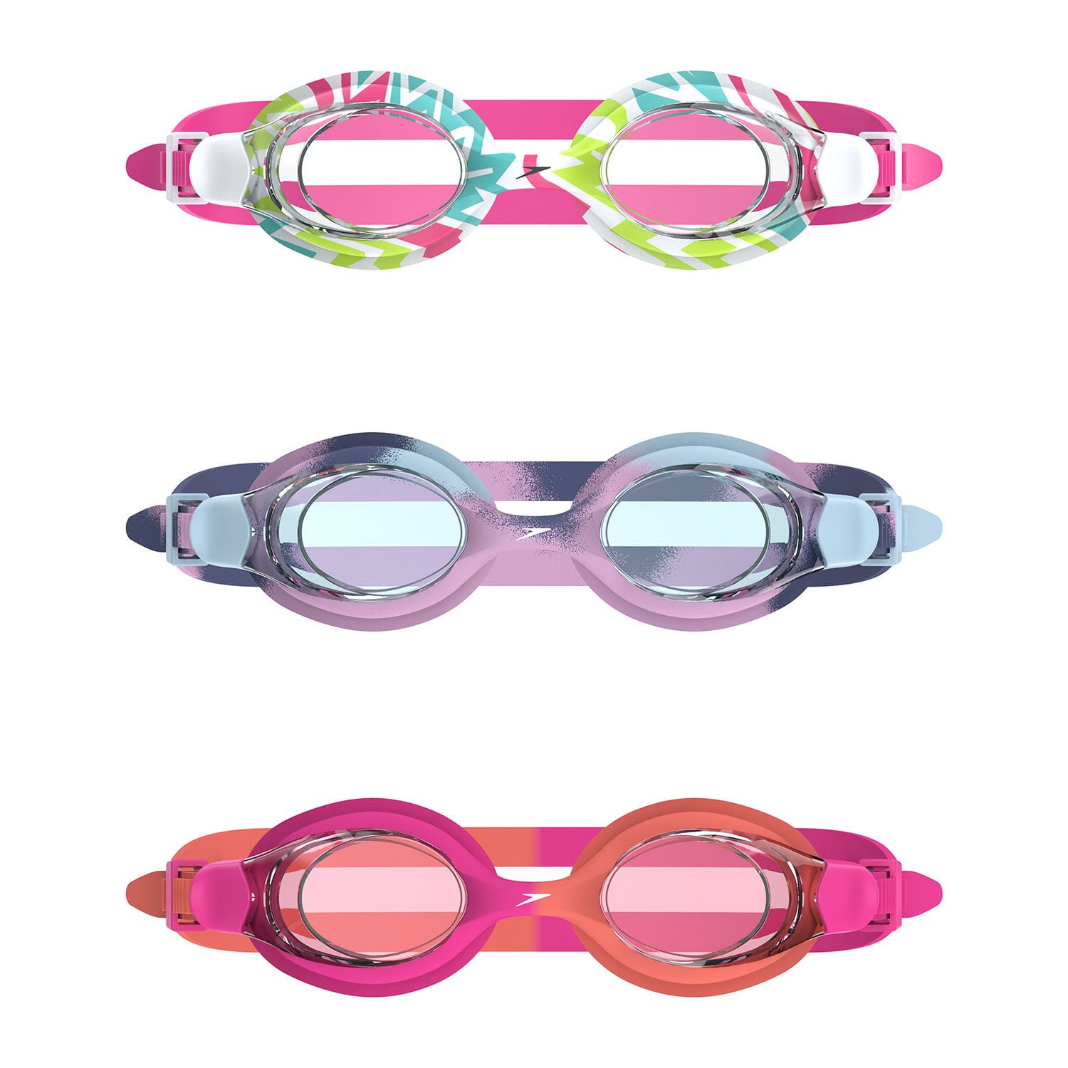 Speedo Junior Glide Swim Goggles in Blue/Green
