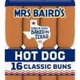 thumbnail image 1 of Mrs. Baird's Hot Dog Buns 16 ct., 1 of 8