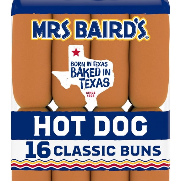 Mrs. Baird's Hot Dog Buns 16 ct.