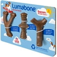 thumbnail image 3 of Lumabone Durable Chew Toys, Bacon Flavored, 3 pk., 3 of 6