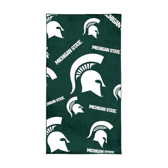 Logo Brands Michigan State Spartans 38"x72" Beach Towel