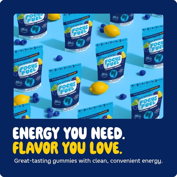 FocusFuel Variety Pack Caffeine Gummies, 4 ct., 15 pk. - Samsclub.com