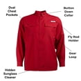 thumbnail image 3 of Habit Men's Long Sleeve 50+ UPF Fishing Shirt, 3 of 9