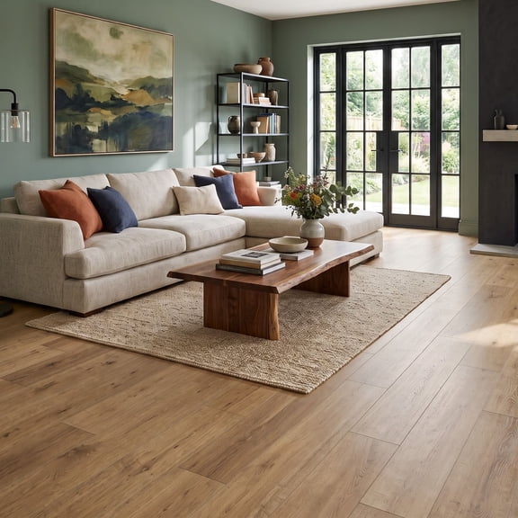 Select Surfaces Dakota Waterproof AC5 Laminate Flooring 14 mm Thick 7.56 in. W x 47.60 in. L (14.99 sq. ft. / carton)