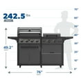 thumbnail image 4 of Member's Mark Pro Series Combo Liquid Propane Grill & Griddle, 4 of 10