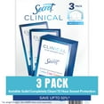thumbnail image 1 of Secret Clinical Invisible Solid Antiperspirant and Deodorant, Completely Clean, 1.6 oz., 3 pk., 1 of 9