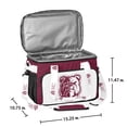 thumbnail image 5 of Logo Brands Alabama A&M Bulldogs 36 Can Cooler, 5 of 5