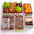 thumbnail image 2 of Deluxe Holiday Fruit and Chocolate 6-Box Gift Tower, 2 of 7