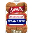 thumbnail image 1 of Sara Lee Restaurant Style Sesame Seed Hamburger Buns 31.5 oz., 12 ct., 1 of 9