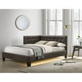 thumbnail image 1 of Society Den Mirage Youth Corner Bed, Brown, Assorted Sizes, 1 of 11