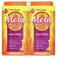 thumbnail image 1 of Metamucil Psyllium 4in1 Fiber Supplement Powder, Orange, 55 oz., 2 pk., 1 of 11