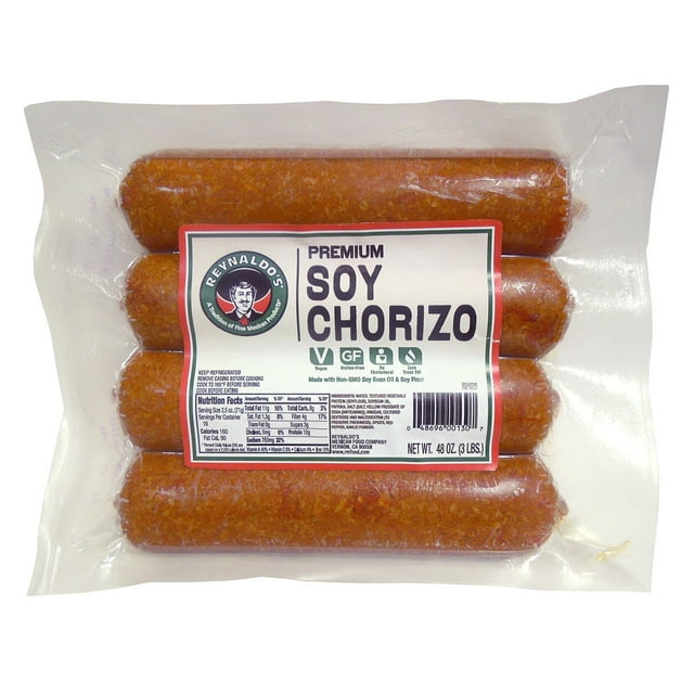 Reynaldo's Soy Chorizo, 3/4 lb., 4 ct.