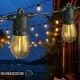 thumbnail image 5 of Westinghouse 36' Solar Powered LED Vintage White String Light Set, 15 Bulbs with Remote Control, 5 of 6