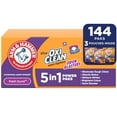 thumbnail image 1 of Arm & Hammer OxiClean + Odor Blasters 5-in-1 Laundry Power Paks, Fresh Burst Scent, 144 ct., 1 of 10