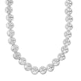 thumbnail image 2 of High Polish Round Beaded Necklace in Sterling Silver, 2 of 7