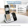 thumbnail image 4 of VTech® 3-Handset Expandable Corded Cordless DECT 6.0 Phone Combo with Answering System, 4 of 9