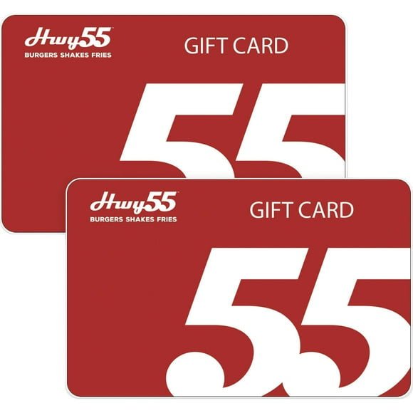 HWY 55 Burgers $50 Gift Card - 2 x $25