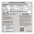 thumbnail image 2 of Farm Raised Salmon and Scallop Burger Patties, 4 ct. per tray, priced per pound, 2 of 7