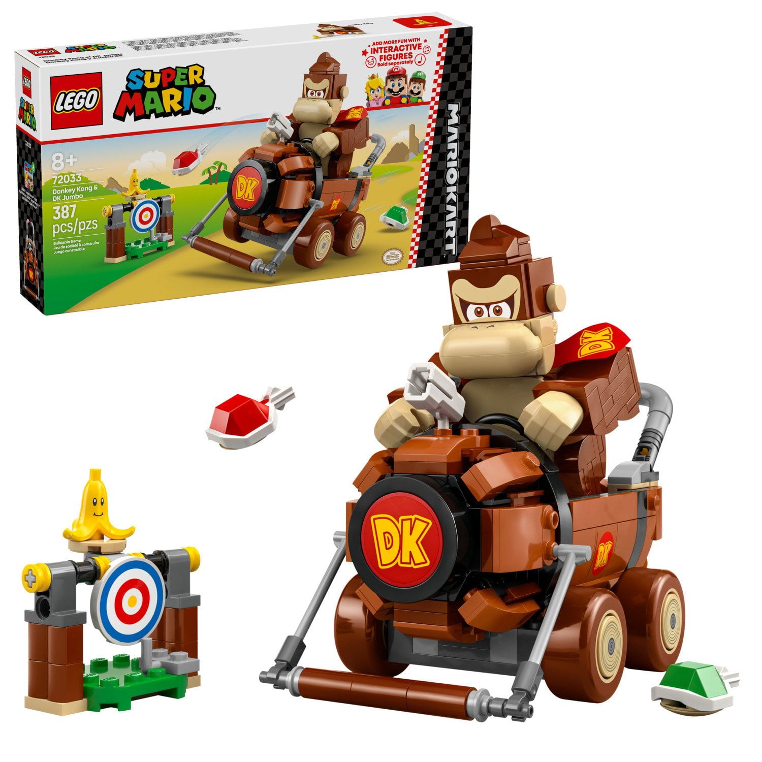 LEGO Super Mario: Mario Kart Donkey Kong DK Jumbo Building