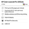 thumbnail image 2 of HP Color LaserJet Pro 3201dw Wireless Color Duplex Laser Printer, Office Printer, 2 of 14