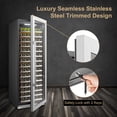 thumbnail image 9 of Lanbo 24 Inch 153 Bottle Wine Cooler Seamless Stainless Steel Door, 9 of 9